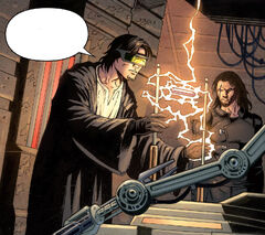 Зеш алхимически преобразует кристалл