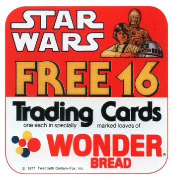 Star wars wonder bread cards sale