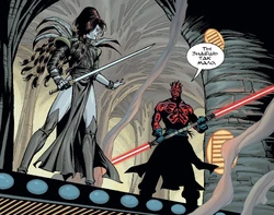 Мигелла преграждает путь Молу