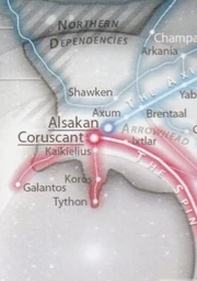 Кайкиелиус во время первой войны с Альсаканом