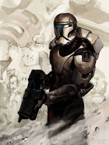 Clone commando Knight