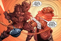 Дарт Крайт убивает Джиала Гахана