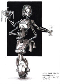 Ранний эскиз Фло (Уоррен Фу)