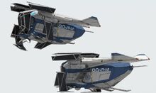 Police gunships concept art