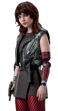 Одна из рук Дрэш представляла собой кибернетический протез