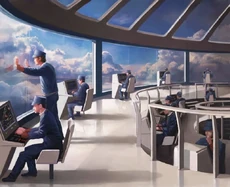 Крылатые стражники в Центре управления безопасностью