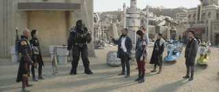 Скад и прочие члены готры после победы над пайками