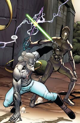 Arex Jedi training droid
