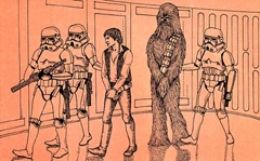 Хан Соло и Чубакка в плену у штурмовиков