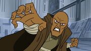 Mace Windu using Force Crush