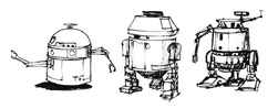 Astromechs sketches AofST