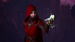 Меррин колдует