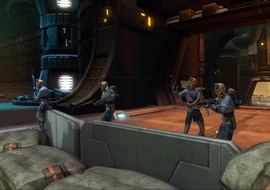 Адвозжекские солдаты на борту станции «Молот»