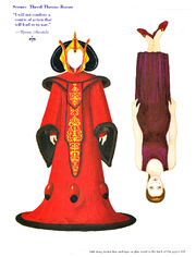 Queen Amidala paper doll