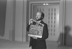 Пол Хирш на съёмочной площадке Облачного города