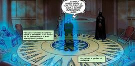 Jedi Council meeting holorecording