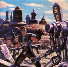 Схватка Даша Рендара с IG-88D