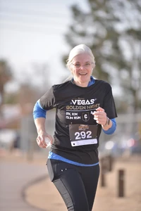 Kristine Kathryn Rusch running