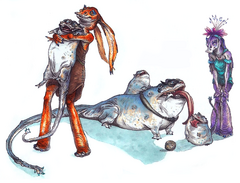 Gungans and blarths WOSW