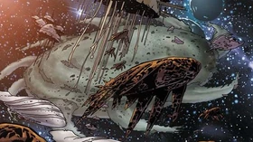 Корос-строна посреди юужань-вонгского флота