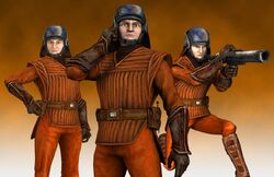 Гвардейцы Дворцовой стражи во время Войн клонов