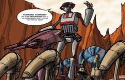 Тактический дроид командует своими силами