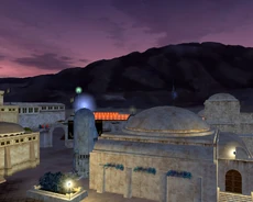 Вид на Бестин со смотровой площадки на крыше музея