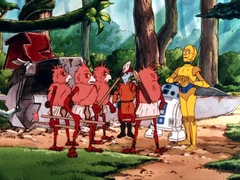 Fuzzums meet the droids