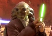 Kit Fisto smiling