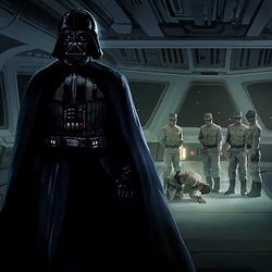 Дарт Вейдер наказывает офицера за провал