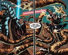 Shaak Ti controls sarlacc