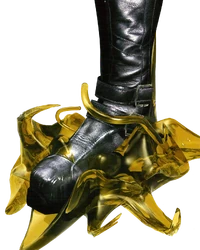 Нога  в хватке блораш-желе