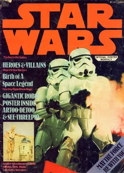 Обложка первого номера журнала Star Wars Official Poster Monthly