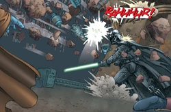 Джедаи используют против Вейдера телекинез