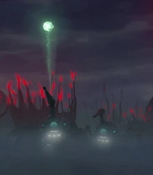 Выстрел из электромагнитной плазменной пушки