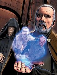 Dooku learns Qui-Gon's death