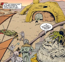 Силы Богги нападают на хижину мастера Тона