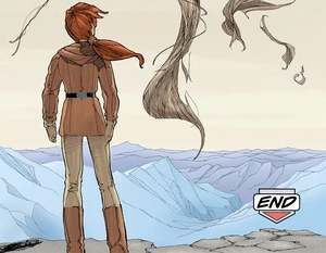 Вима бросает плащ Улика Кель-Дромы на ветер