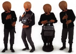 Группа « играла на разных музыкальных инструментах