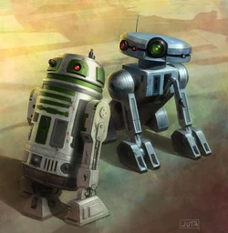 Дроид-астромеханик и утилитарный дроид серии Т3.