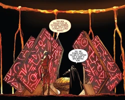 Интерьер пещеры ситхов после создания крепости Вейдера на её основе.