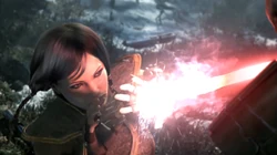 Сатель останавливает световой меч 