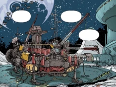 Метеллос, наблюдаемый с поверхности своего третьего спутника