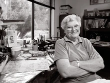 Мэри Северин на рабочем месте