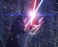 Rey and Kylo