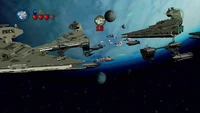 Битва над Хотом в видеоигре LEGO Star Wars II: The Original Trilogy (PSP)