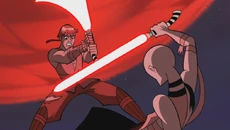 Во  дуэли Энакин поддался своему гневу и ненависти'"`UNIQ--ref-00000046-QINU`"'.