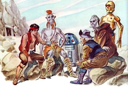 Jann Tosh with companions