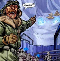 Капитан Оззель приказывает силам Республики идти в атаку