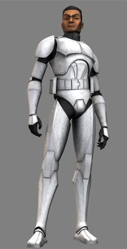 Хохмач в броне солдата-клона фазы I.